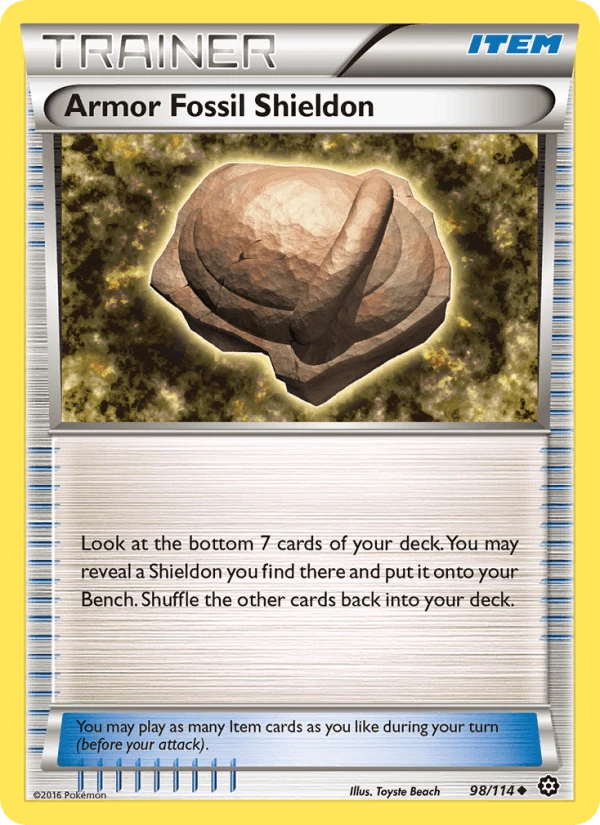Armor Fossil Shieldon #98