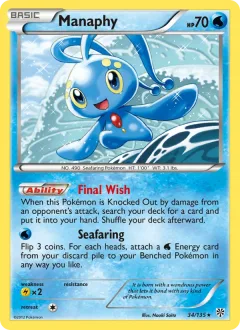 Manaphy Reverse Holo