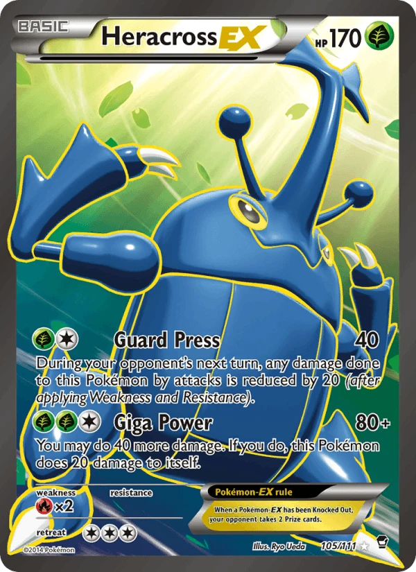 Heracross Ex #105
