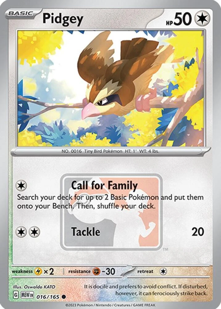 Pidgey Reverse #16