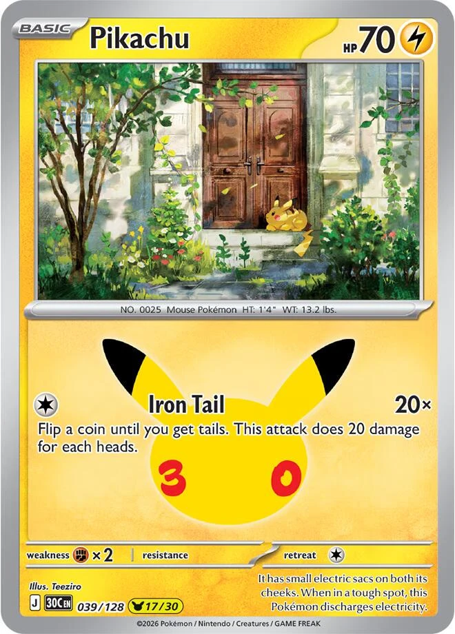 Pikachu Holo #39