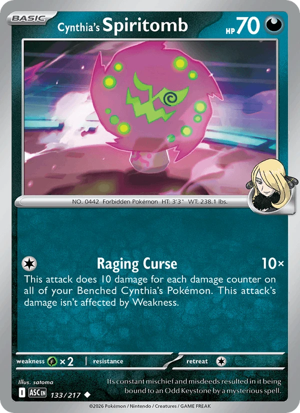 Cynthia's Spiritomb #133