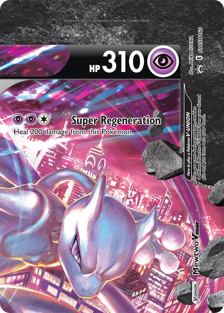 Mewtwo V-Union #SWSH160