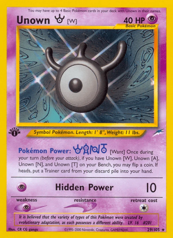 Unown W #29
