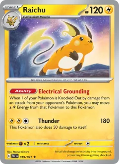 Raichu Holo
