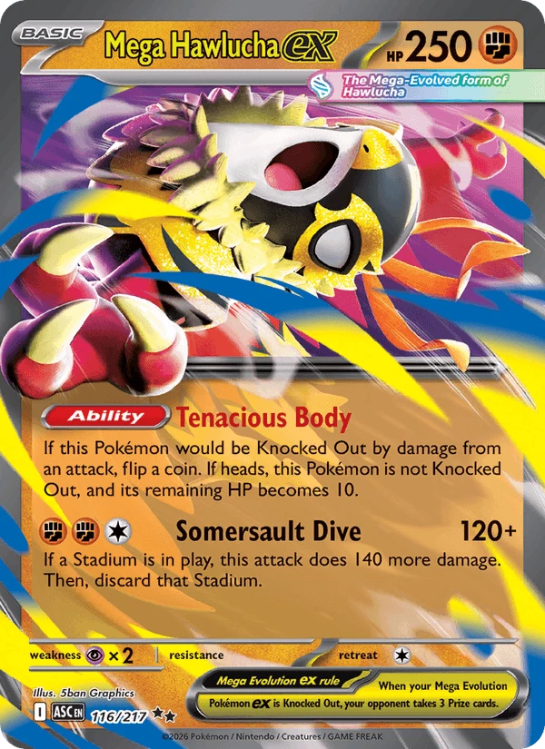Mega Hawlucha Ex #116