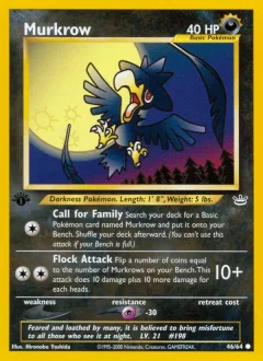 Murkrow 1st Edition