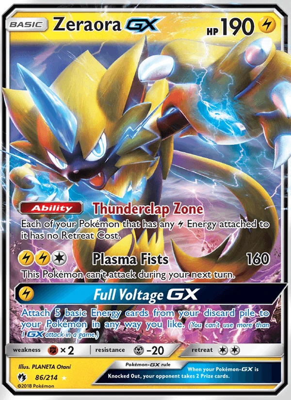 Zeraora Gx #86