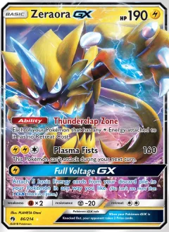 Zeraora Gx