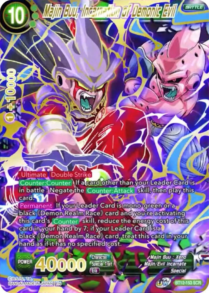 Majin Buu, Incarnation of Demonic Evil #BT12-153
