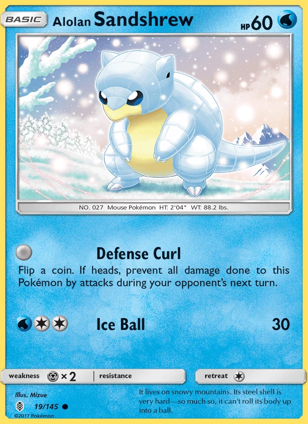 Alolan Sandshrew #19