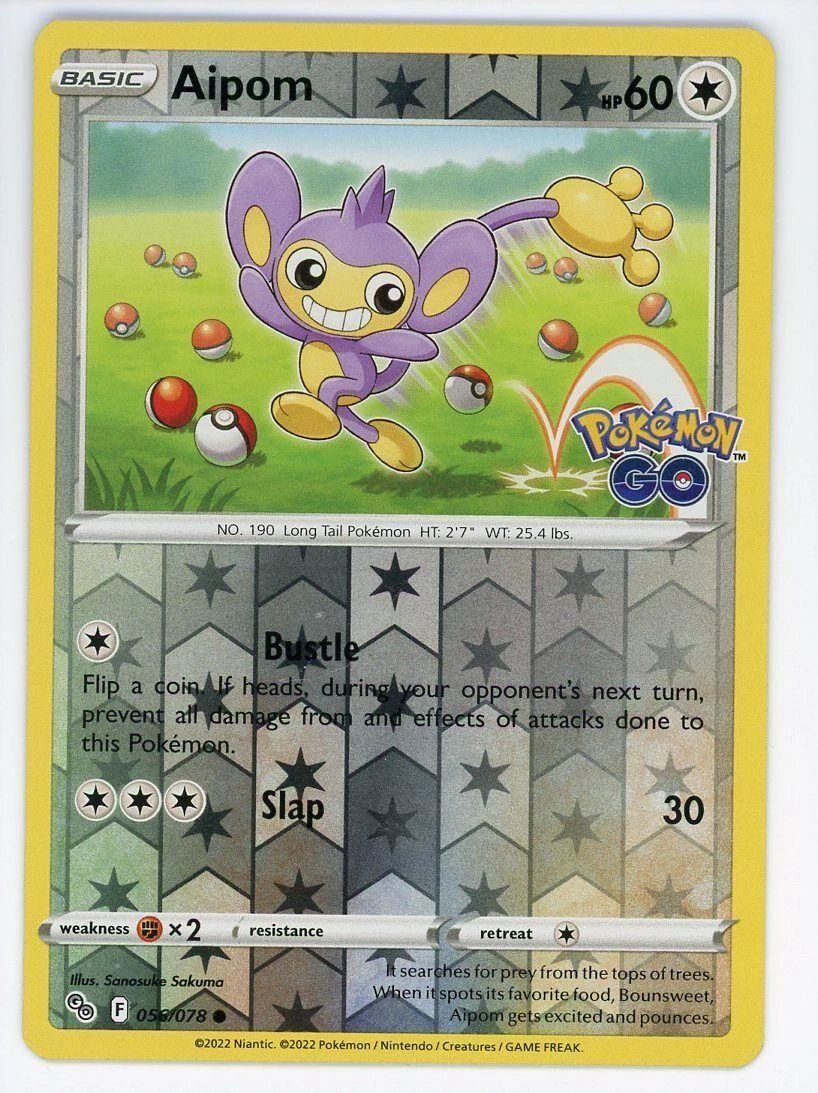 Aipom Reverse Holo #56