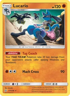 Lucario Reverse Holo