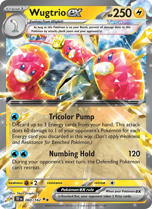 Wugtrio Ex #60