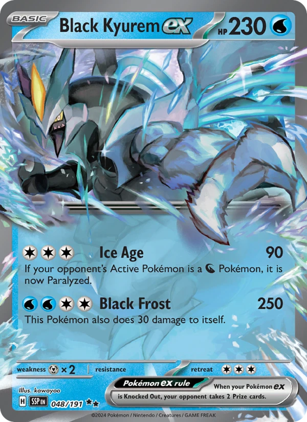 Black Kyurem Ex Stamped #48