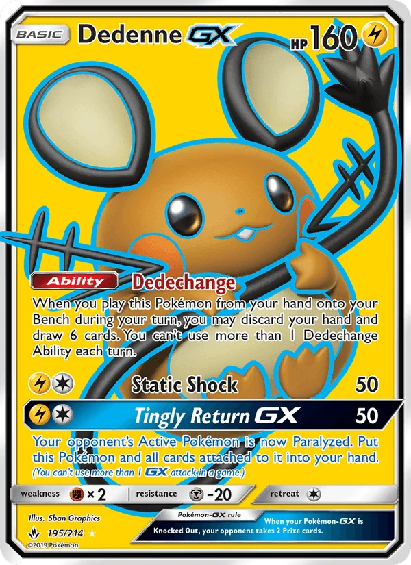 Dedenne GX #195a