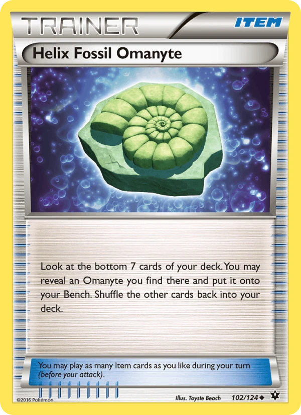 Helix Fossil Omanyte #102