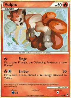 Vulpix Reverse Holo