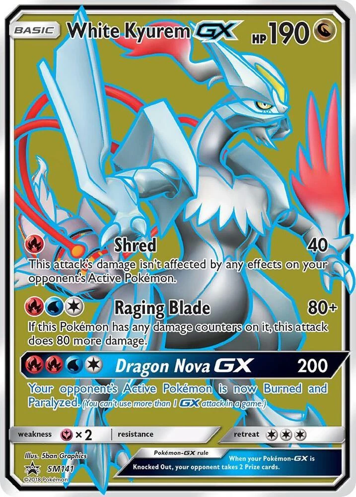 White Kyurem GX Jumbo #SM141