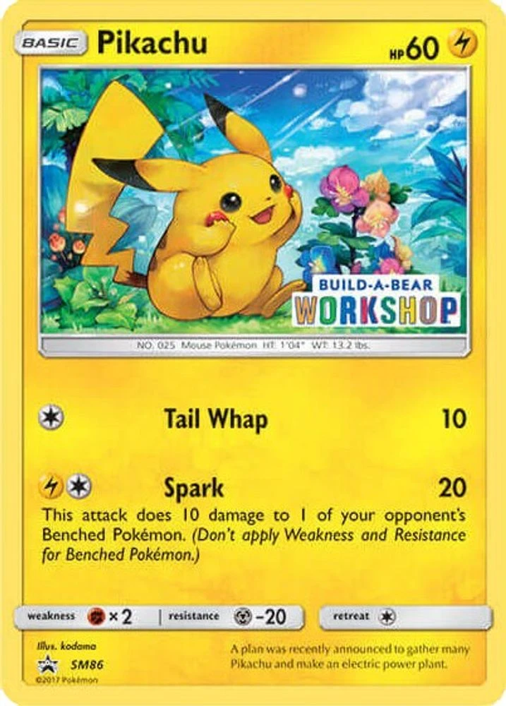 Pikachu Build-A-Bear #SM86