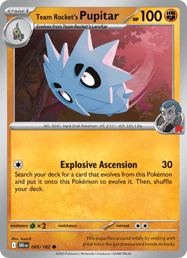Team Rocket's Pupitar #95