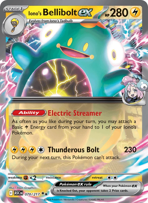 Iono's Bellibolt ex #70