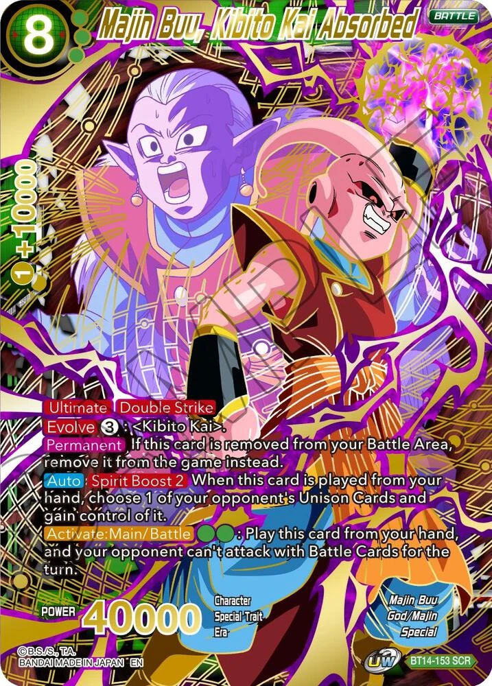 Majin Buu, Kibito Kai Absorbed #BT14-153