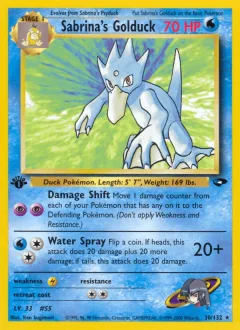 Sabrina's Golduck 1st Edition