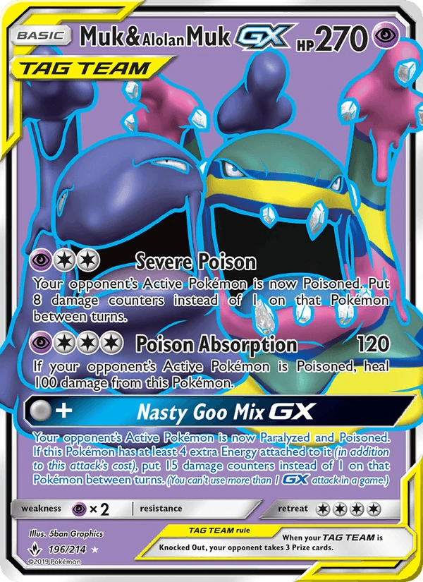 Muk & Alolan Muk Gx #196