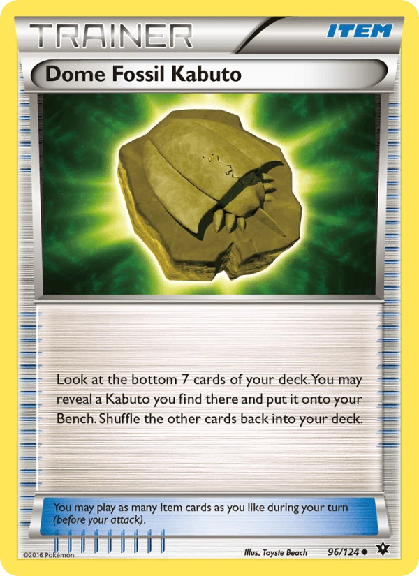 Dome Fossil Kabuto #96