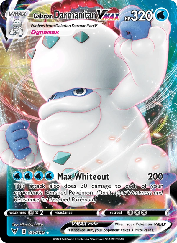 Galarian Darmanitan Vmax #37