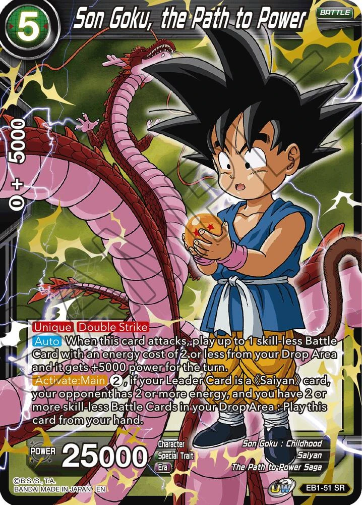 Son Goku, the Path to Power #EB1-51