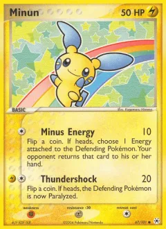 Minun Reverse Holo