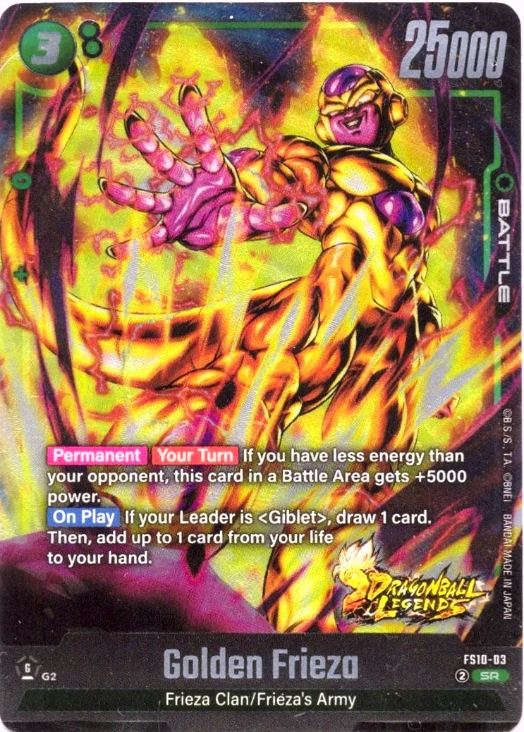 Golden Frieza [Bonus Pack Alternate Art] #FS10-03
