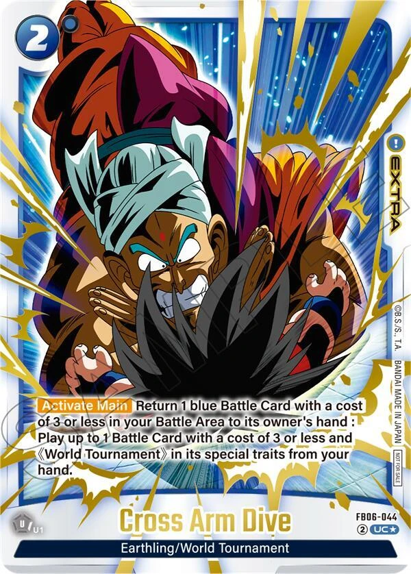 Cross Arm Dive [Limited Pack 02 Alternate Art] #FB06-044