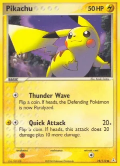 Pikachu Reverse Holo