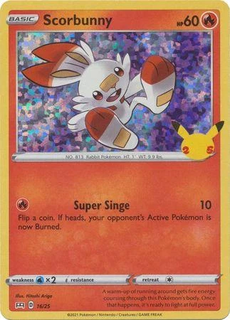 Scorbunny Holo #16
