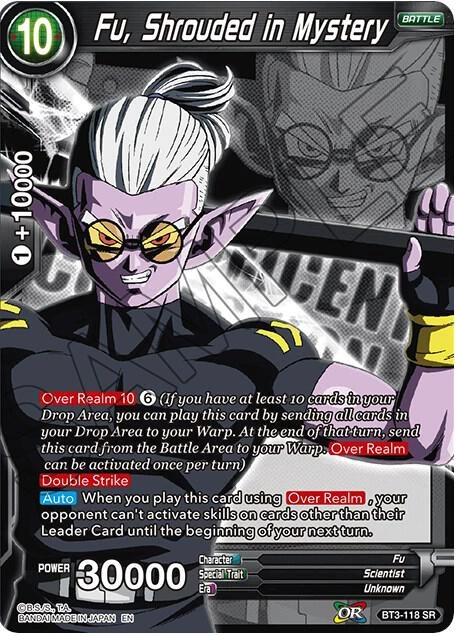 Fu, Shrouded in Mystery [Expansion Deck Box Set 07: Magnificent Collection - Fusion Hero] #BT3-118