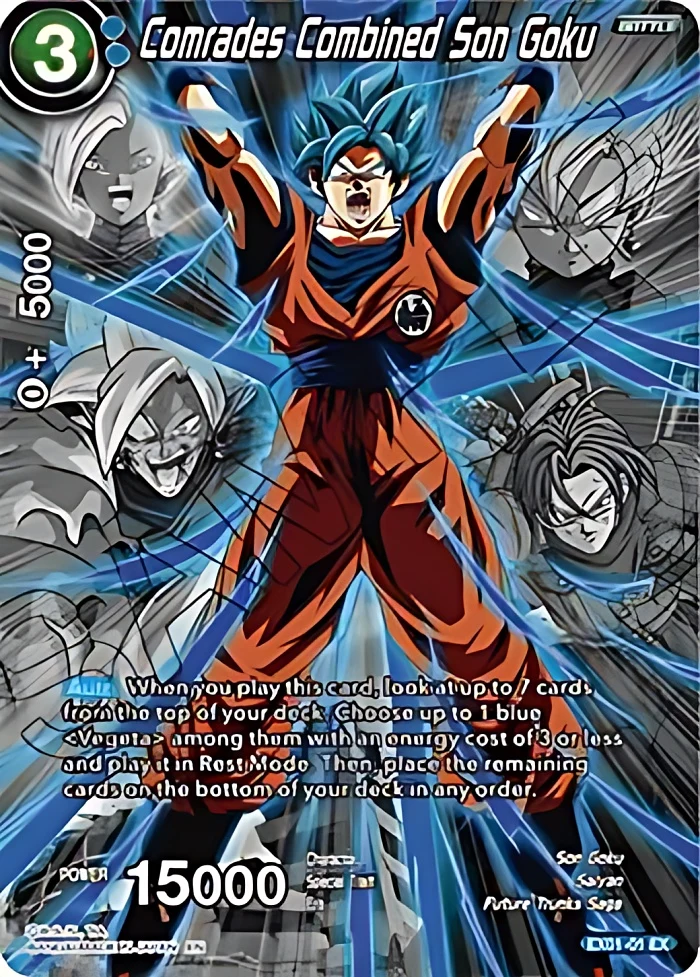 Comrades Combined Son Goku [Alternate Art] #EX01-01