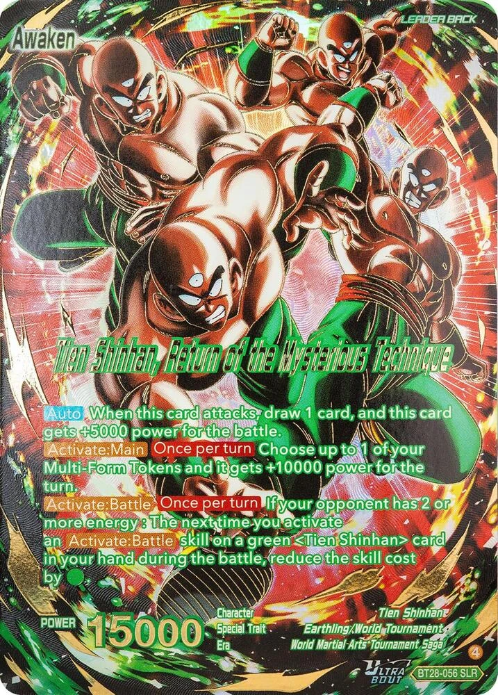 Tien Shinhan // Tien Shinhan, Return of the Mysterious Technique [SLR] #BT28-056