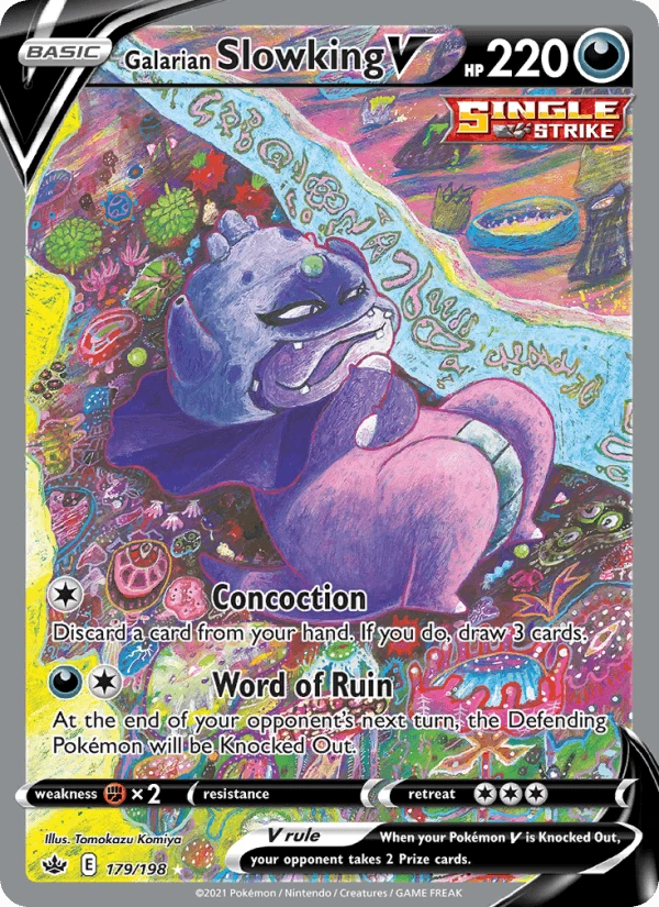Galarian Slowking V #179