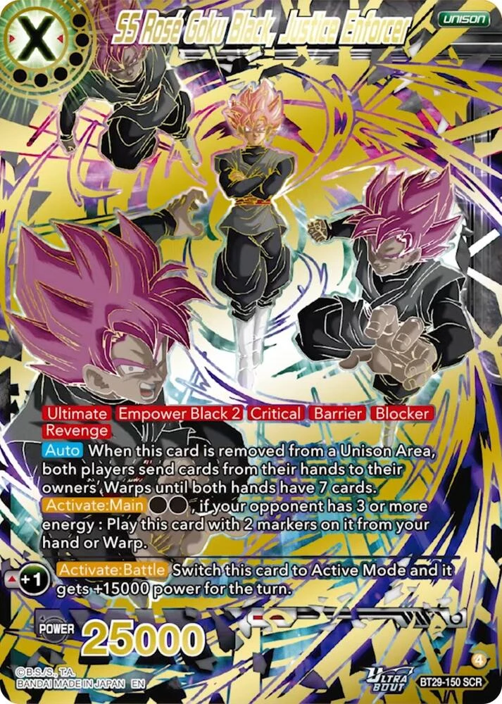 SS Rose Goku Black, Justice Enforcer #BT29-150