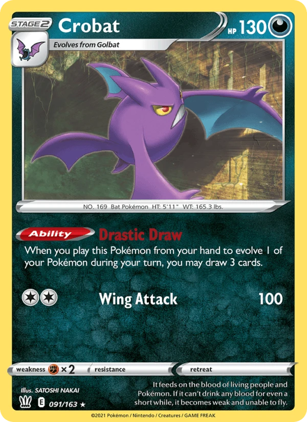 Crobat Holo #91