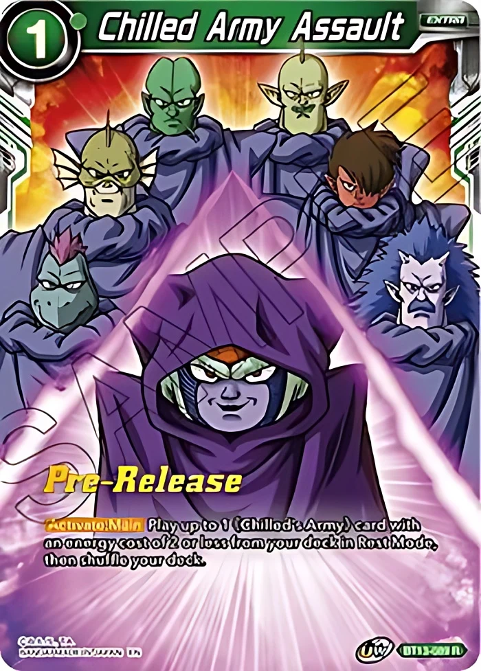 Chilled Army Assault [Pre-Release] #BT13-089
