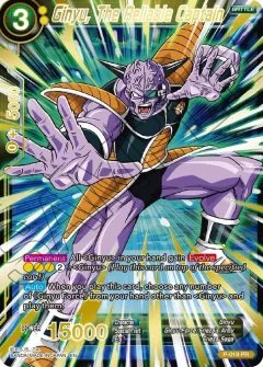 Ginyu, The Reliable Captain [Gold Stamped]