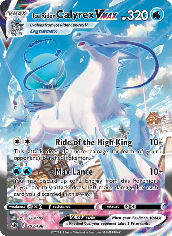 Ice Rider Calyrex Vmax #203
