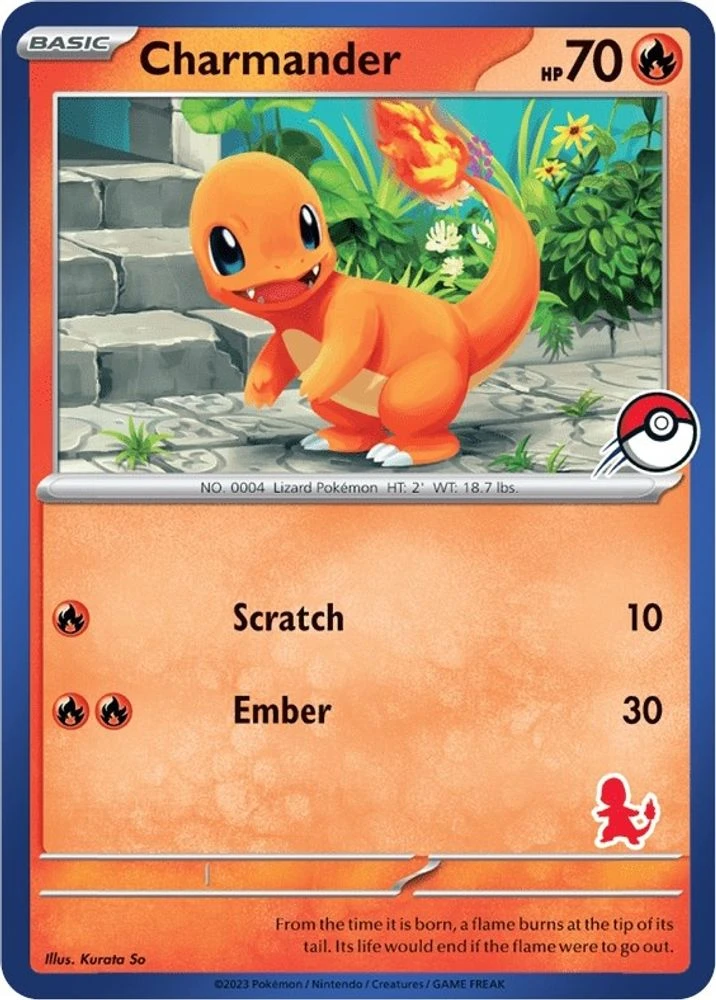 Charmander Blue Border