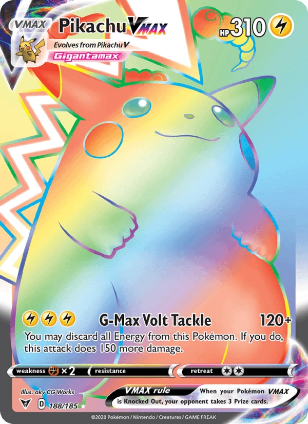 Pikachu Vmax #188