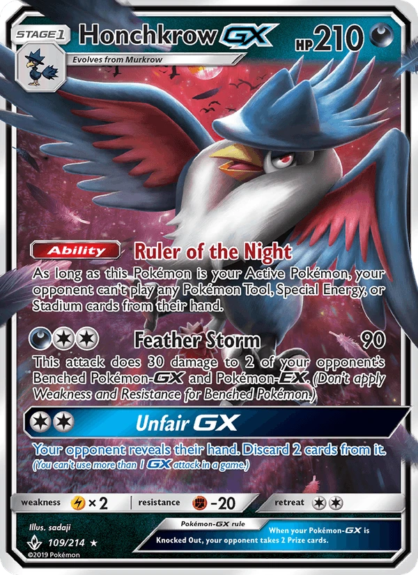 Honchkrow Gx #109