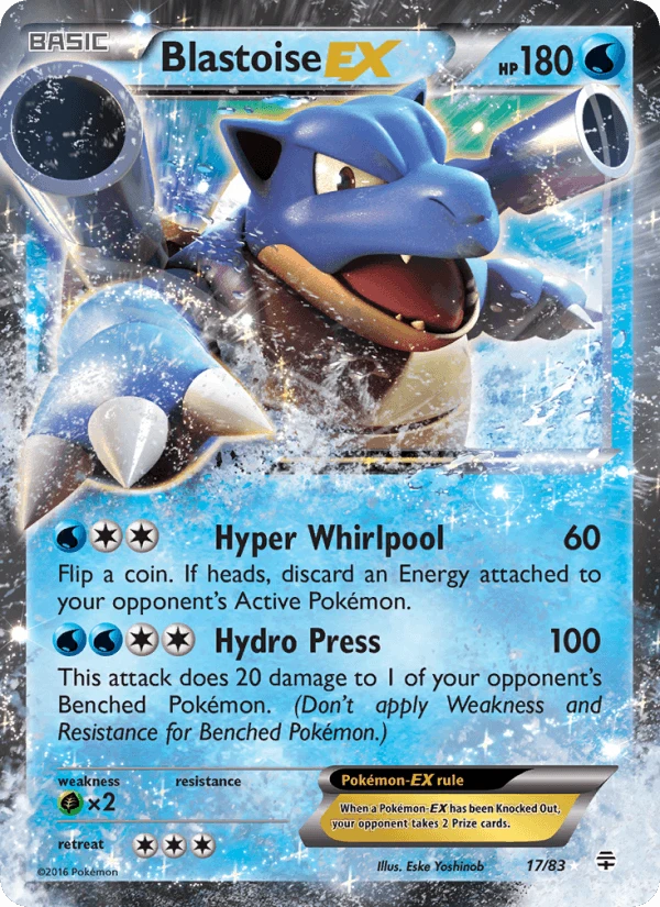 Blastoise Ex #17